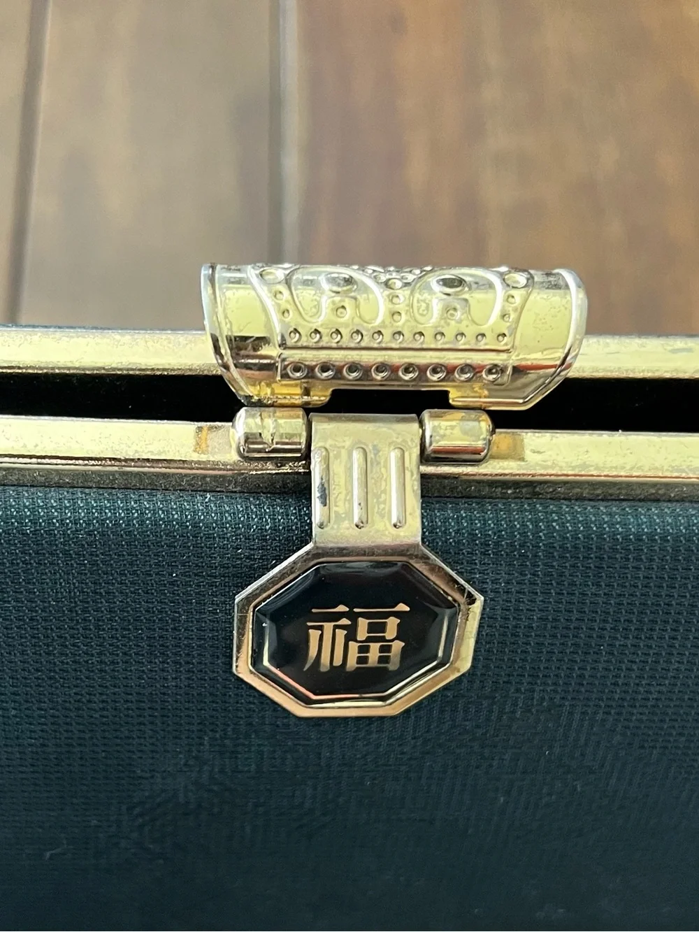 Evening Clutch with “Good Fortune” symbol